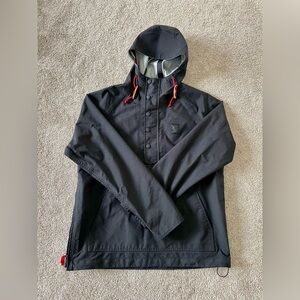 Topo Designs Men’s Black Tech Anorak Jacket Size Medium